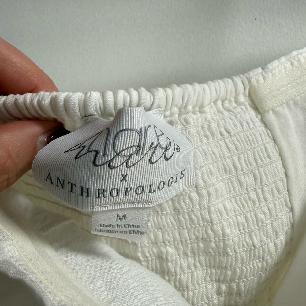 Anthropologie Mare Mare Island Flounced Maxi Dress white - Picture 5 of 7